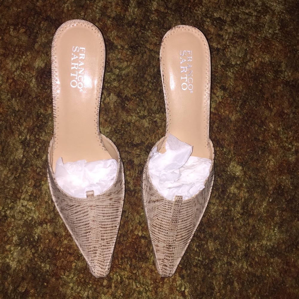 Franco Sarto Mules size 8 1/2 / 38 1/2